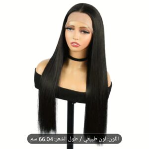 Natural Black Straight Lace Front Wig – 66.04 cm Sleek, Silky, and Ultra-Realistic Finish
