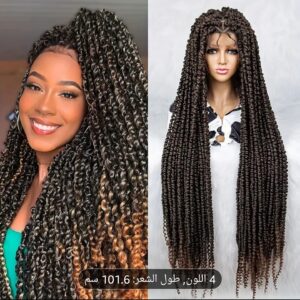 Extra-Long Spring Twist Wig – 40 Inches of Natural Texture, Volume, and Brazilian-Inspired Definition